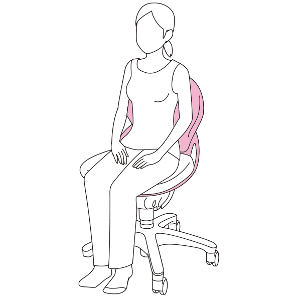 事務用椅子クッション イメージ02